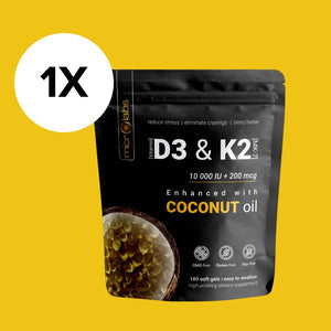 Vitamina D3 y K2 de alta potencia