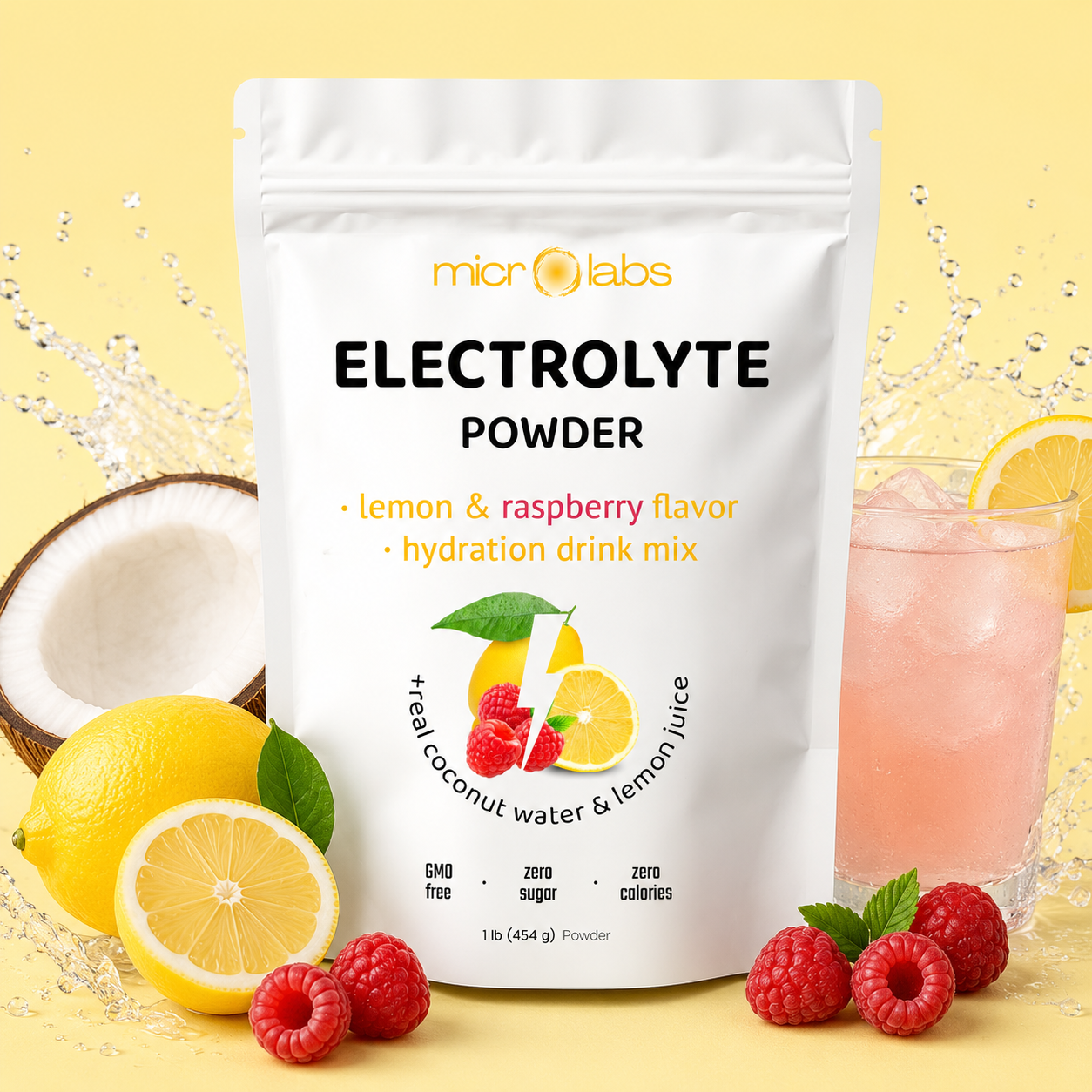 Hydration Electrolytes Powder, 1lb